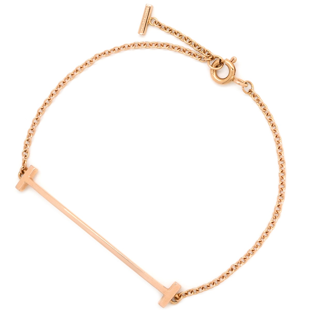 ティファニー Tiffany & Co ブレスレット Tスマイル ピンクサファイア