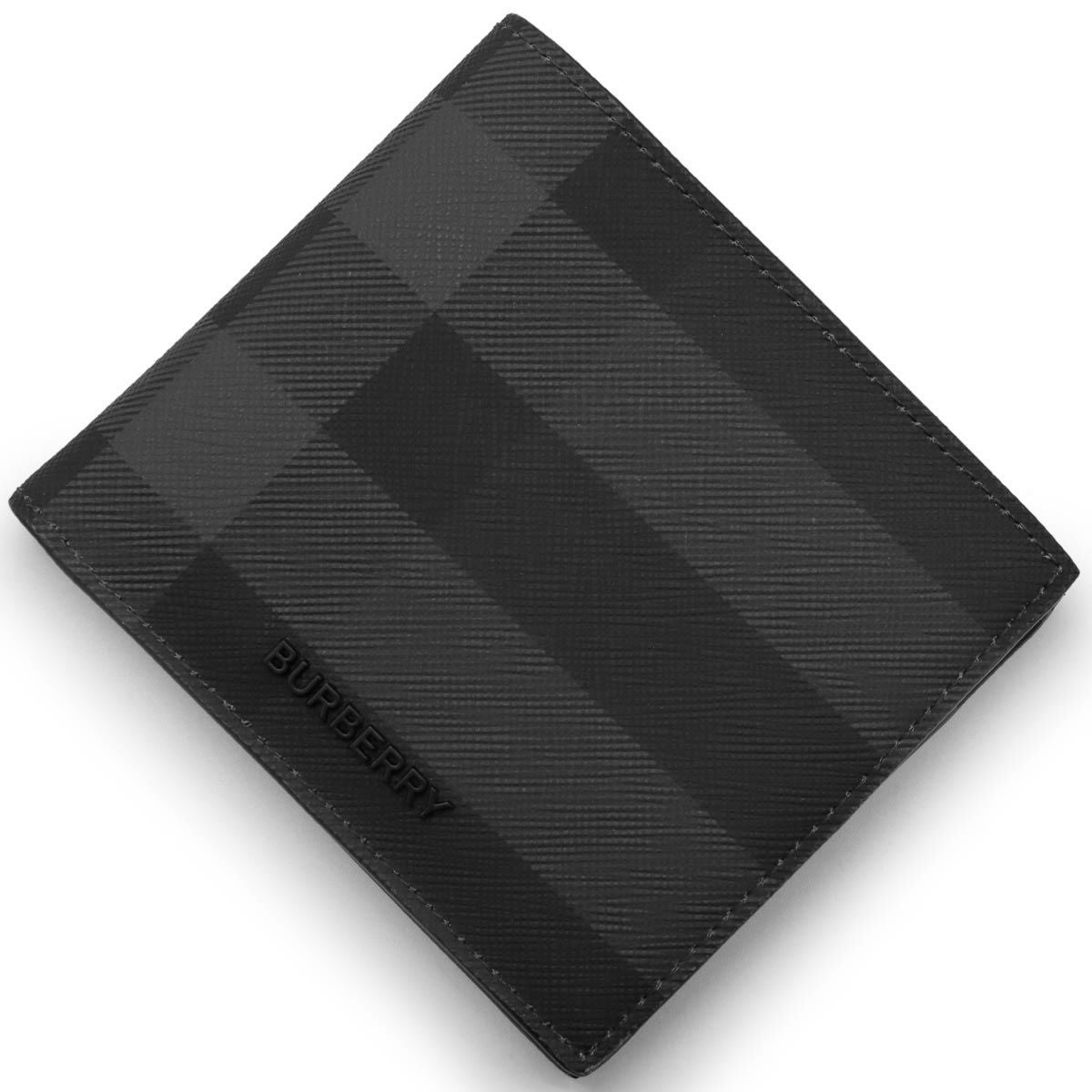 バーバリー 二つ折り財布 財布 メンズ シーシービル コイン チャコール