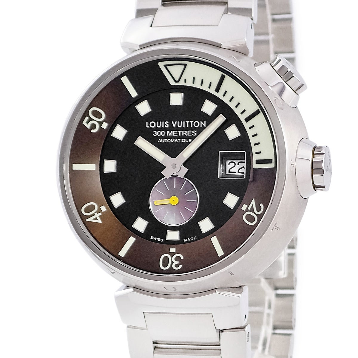 ルイヴィトン LOUIS VUITTON タンブール オールブラック GM QA049Z