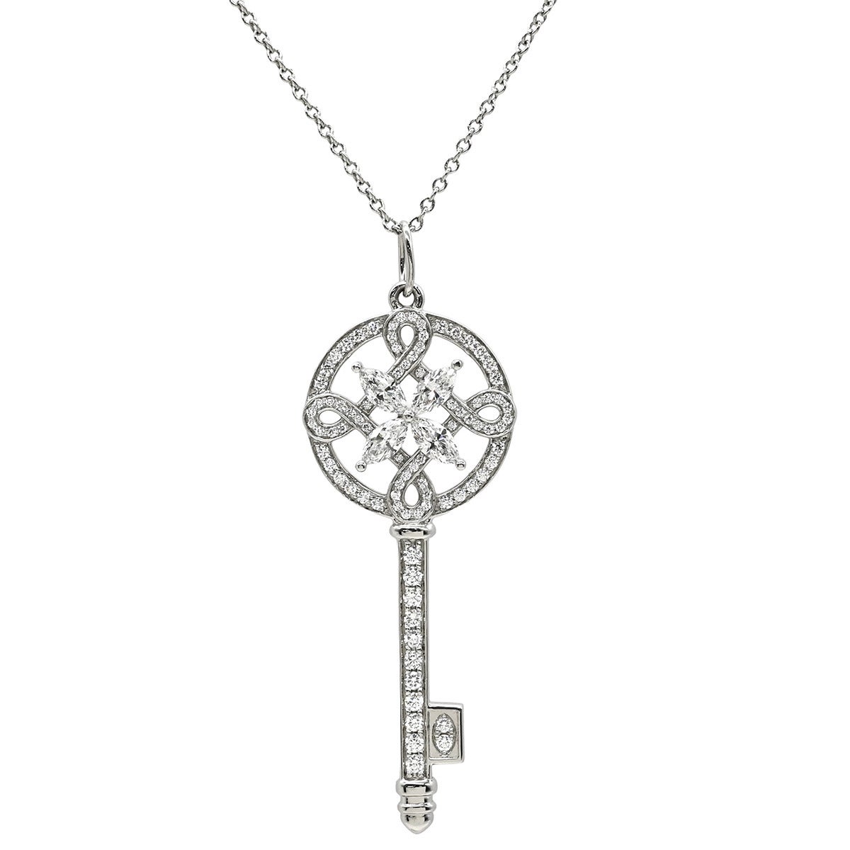 ティファニー Tiffany & Co ネックレス エンチャント フラワー ダイヤ