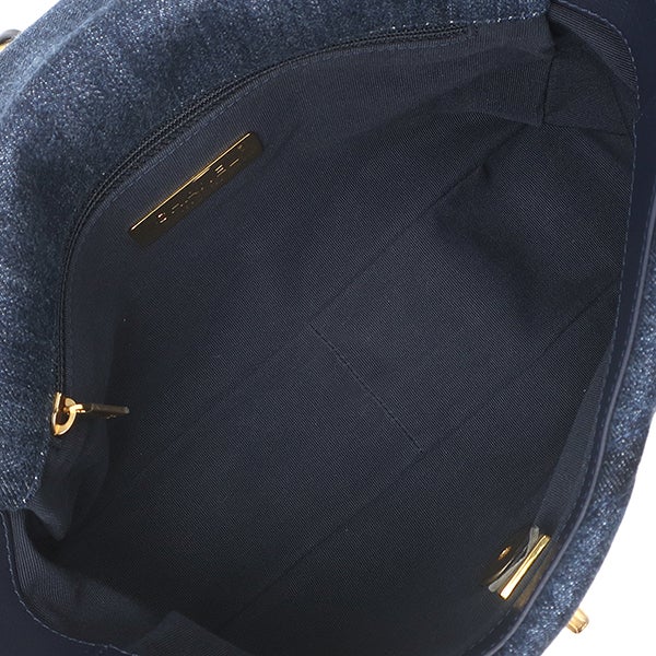 シャネル CHANEL ショルダーバッグ CHANEL 19 デニム ブルー ゴールド