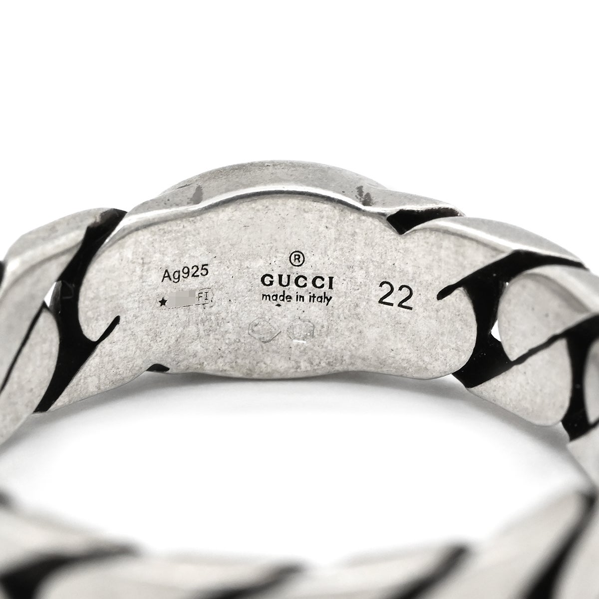 グッチ GUCCI リング 指輪 インターロッキングG チェーン シルバー925
