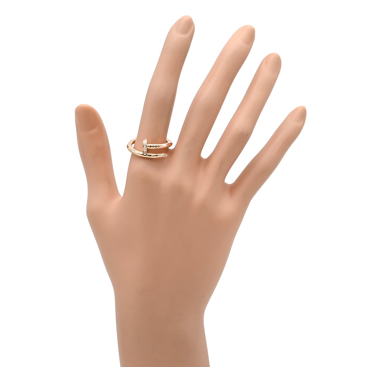 カルティエ Cartier リング 指輪 ジュストアンクル ダイヤ ピンク