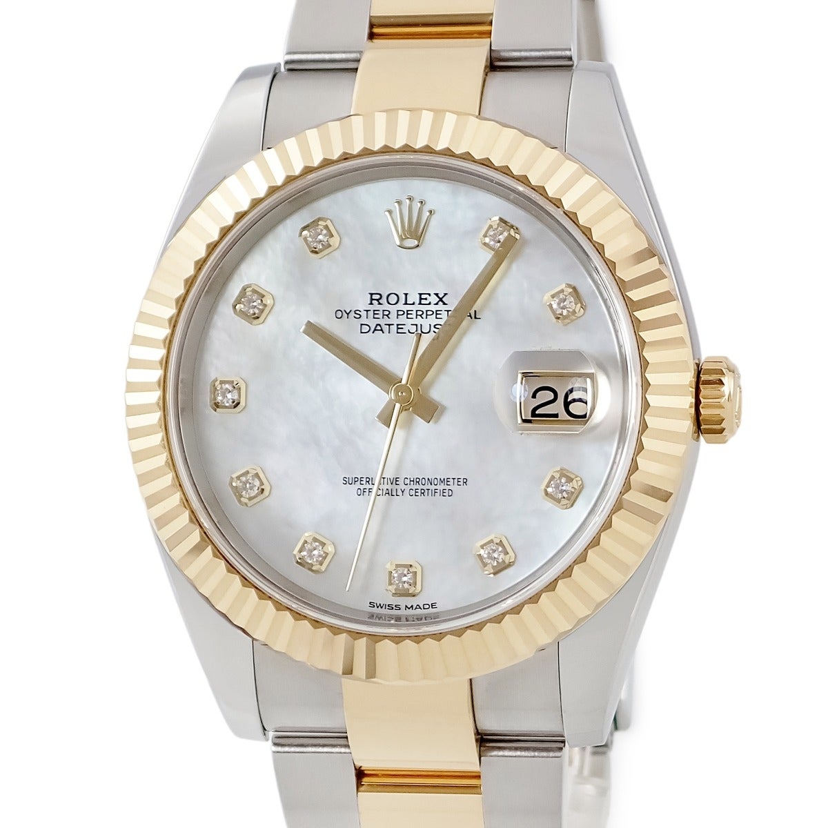 ロレックス ROLEX デイトジャスト 69178BR N番 K18YG無垢 純正ダイヤ