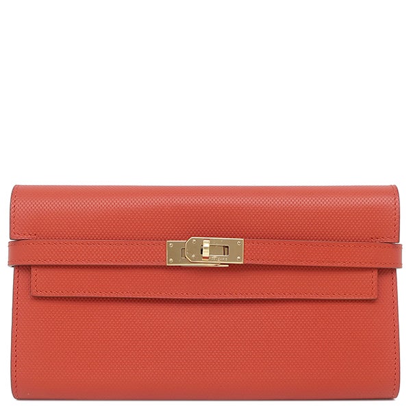 エルメス HERMES 長財布 ケリーウォレット ロング グランアッシュ