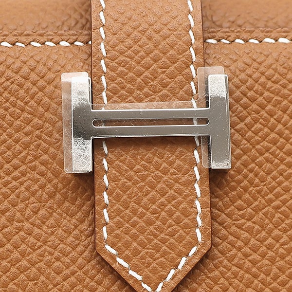 エルメス HERMES 三つ折り財布 ベアン コンビネ ヴォーエプソン