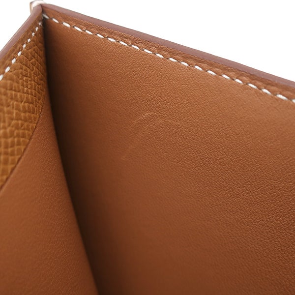 エルメス HERMES 三つ折り財布 ベアン コンビネ ヴォーエプソン