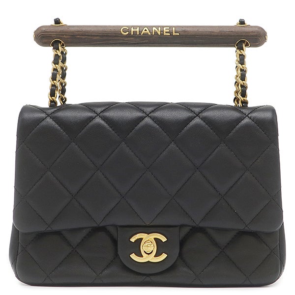 シャネル CHANEL ショルダーバッグ マトラッセ ミニフラップ
