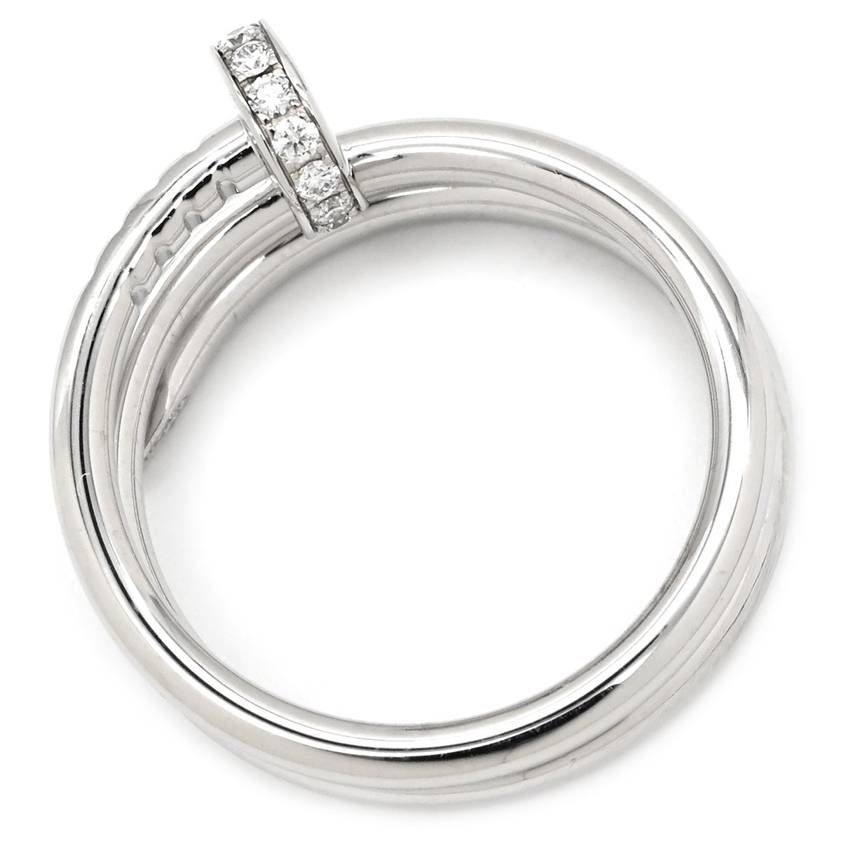 カルティエ Cartier リング 指輪 ジュストアンクル ダブル ダイヤ