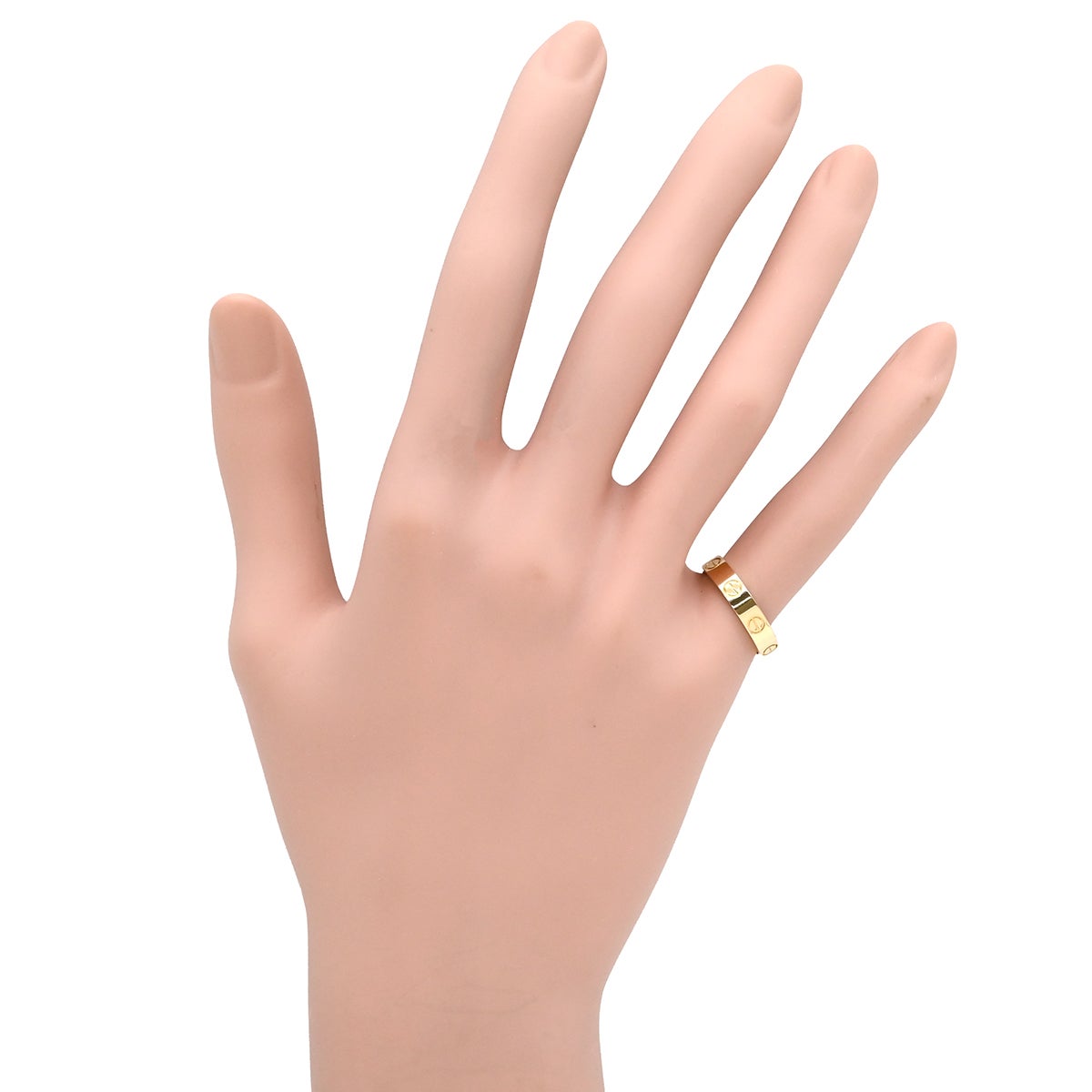 カルティエ Cartier リング 指輪 ミニラブリング イエローゴールド #50