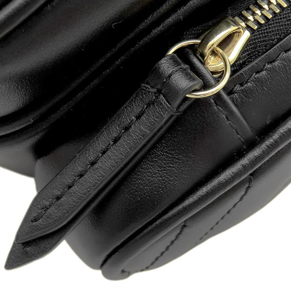 グッチ GUCCI ショルダーバッグ GGマーモント レザー ブラック