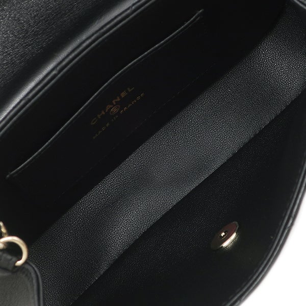 シャネル CHANEL ショルダーバッグ マトラッセ ミニフラップ
