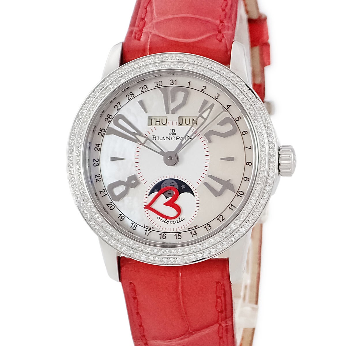 ブランパン BLANCPAIN ヴィルレ 0095 K18YG無垢 純正ダイヤ ホワイト