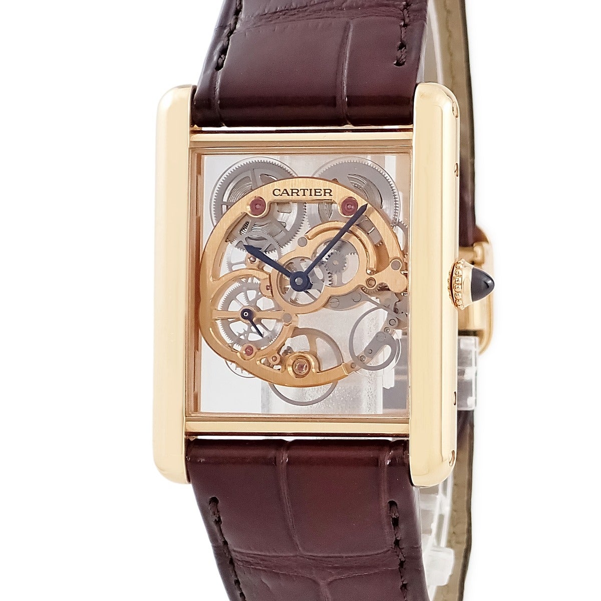カルティエ Cartier タンク アングレーズ LM WT100018 K18WG無垢 純正