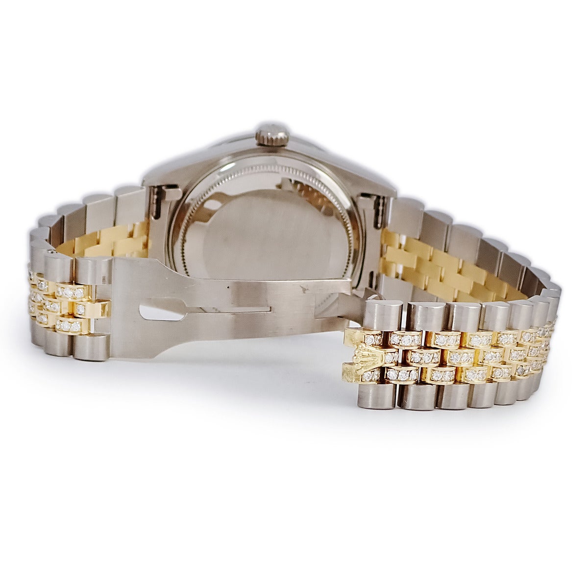 ロレックス ROLEX デイデイト 18139G OH済 K18WG×K18YG 純正ダイヤ