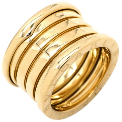 ブルガリ BVLGARI リング 指輪 ビーゼロワン B-zero1 4バンドリング 