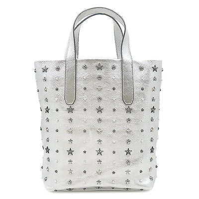 ジミーチュウ JIMMY CHOO 2WAYバッグ ソフィア レザー シルバー 