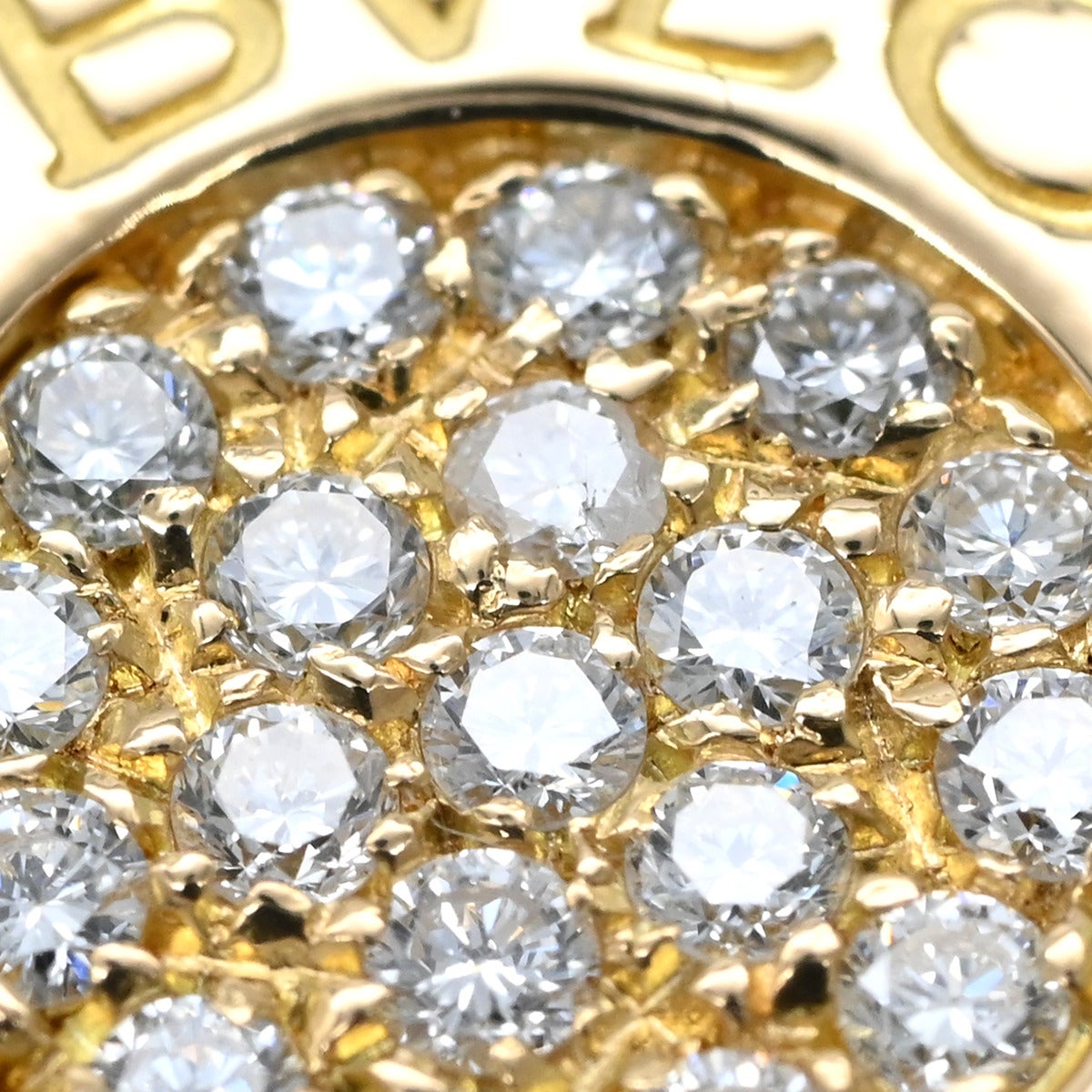 ブルガリ BVLGARI チャーム ブルガリブルガリ ダイヤ イエローゴールド