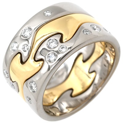 ジョージジェンセン Georg Jensen リング 指輪 フュージョン 3連 