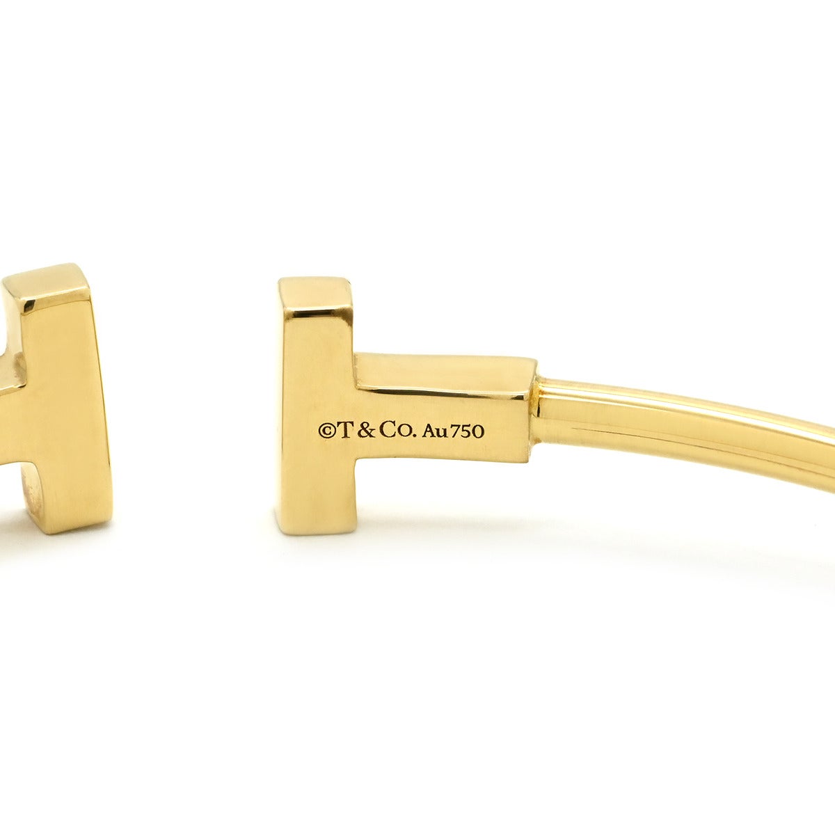 ティファニー Tiffany & Co ブレスレット Tワイヤー イエローゴールド