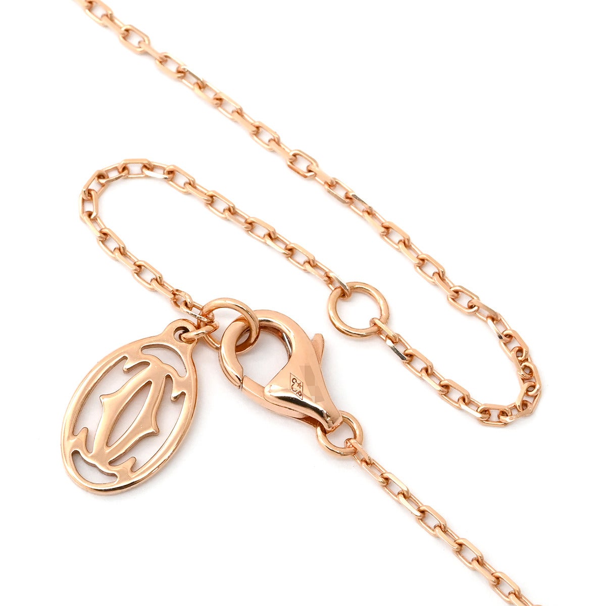 カルティエ Cartier ネックレス ダムール SM ピンクゴールド 1P 一粒