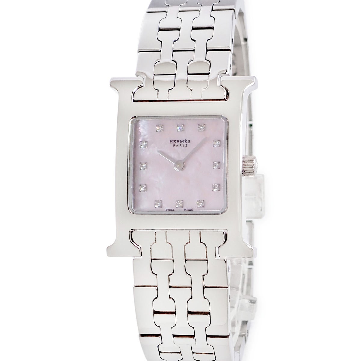 エルメス HERMES エルメスカット GM 36mm SD1.510 アラビア 夜光