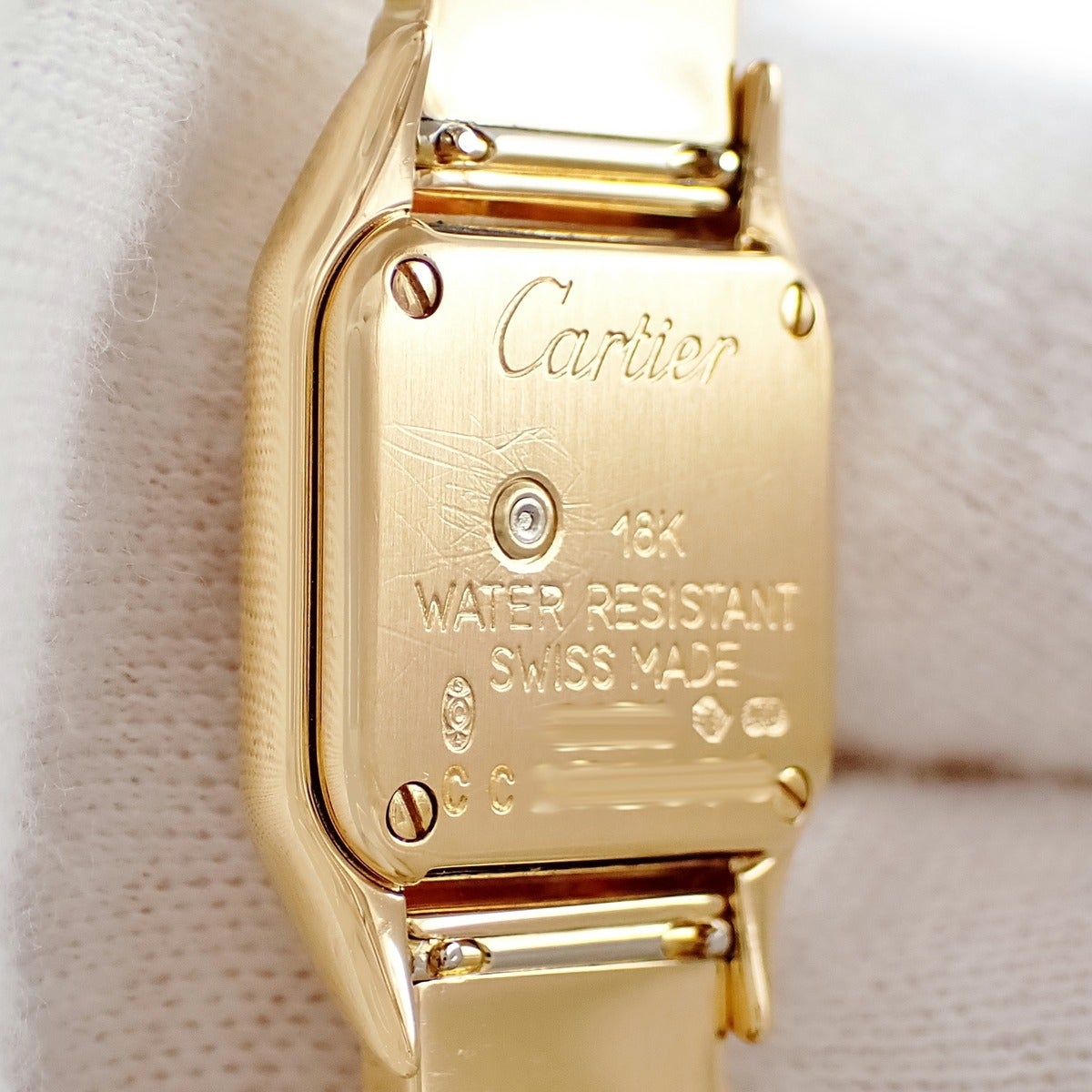カルティエ Cartier パンテール ミニ WF3207Q7 K18YG無垢 純正ダイヤ