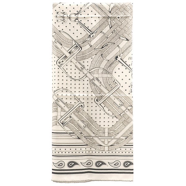 エルメス HERMES カシミヤシルク 140 HERMES（エルメス） スカーフ