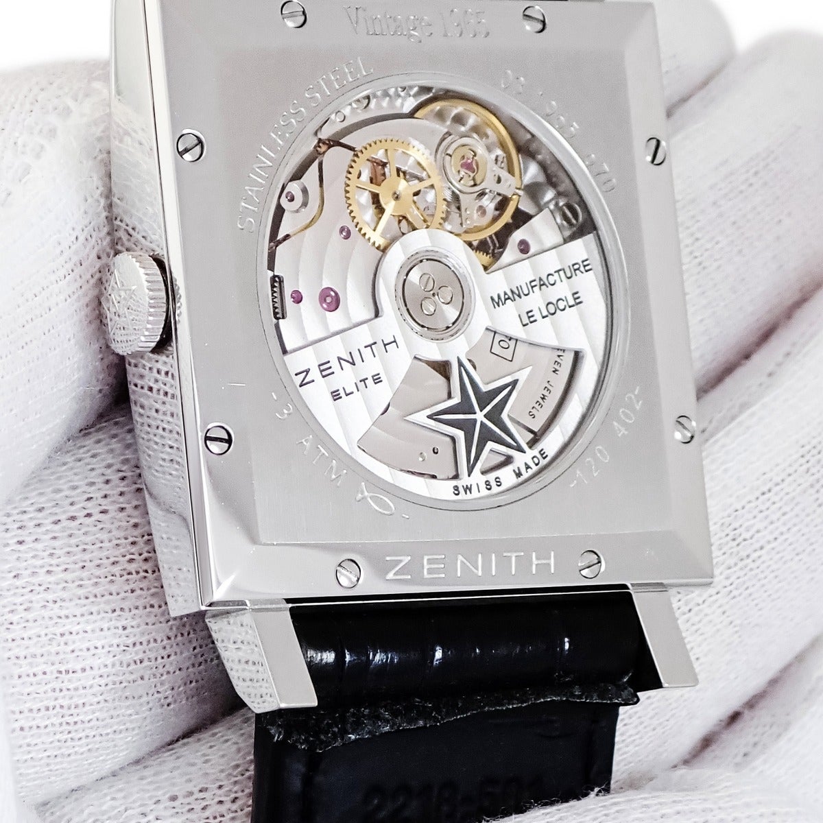 ゼニス ZENITH ニュー ヴィンテージ 1965 03.1965.670/91.C591 グレー