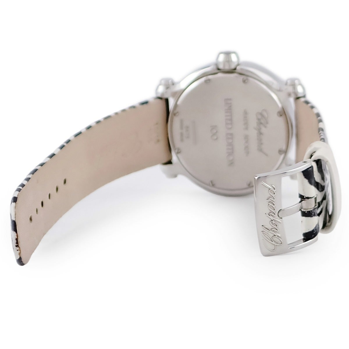 ショパール CHOPARD ハッピースポーツ ゼブラ 278475-2003 純正ダイヤ