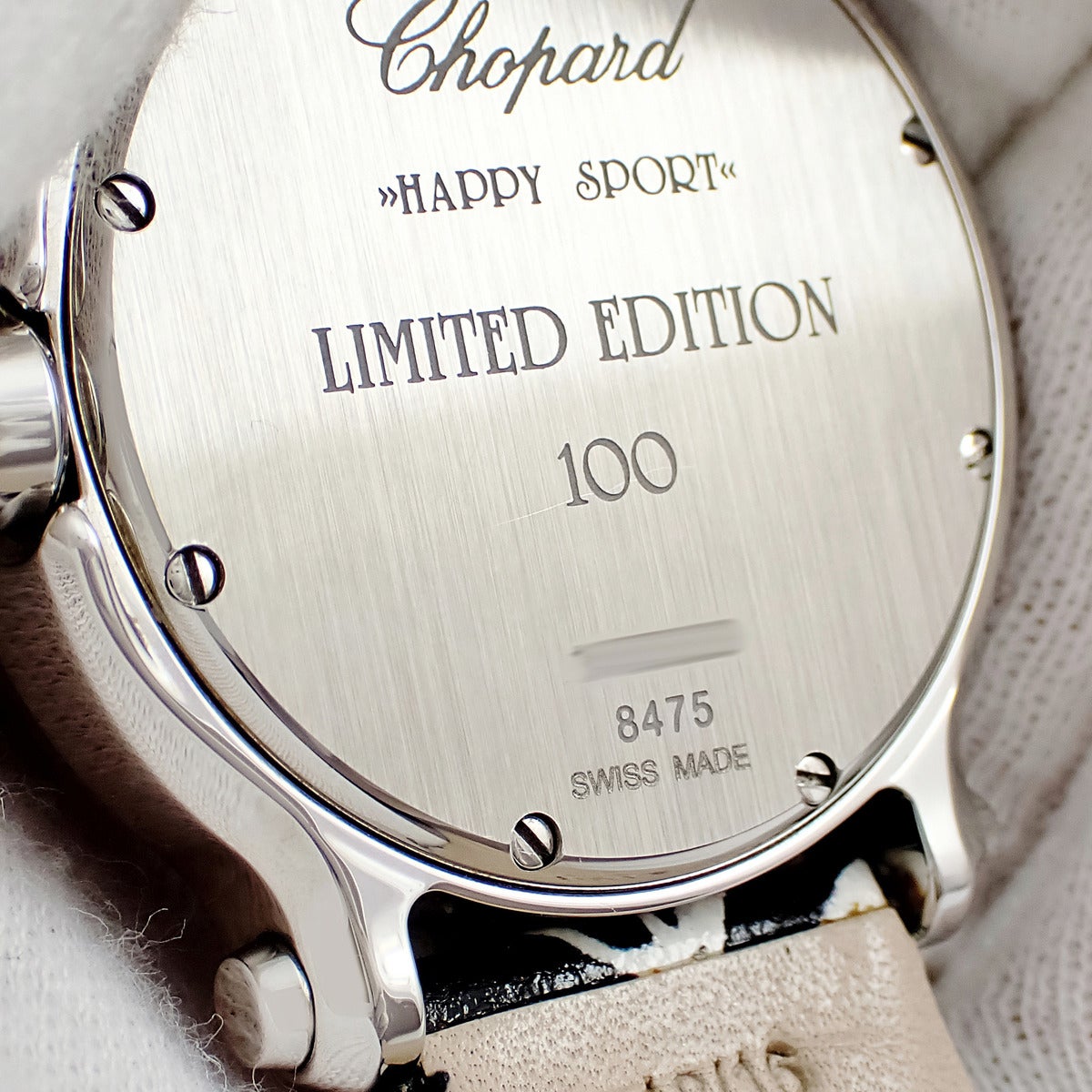 ショパール CHOPARD ハッピースポーツ ゼブラ 278475-2003 純正ダイヤ