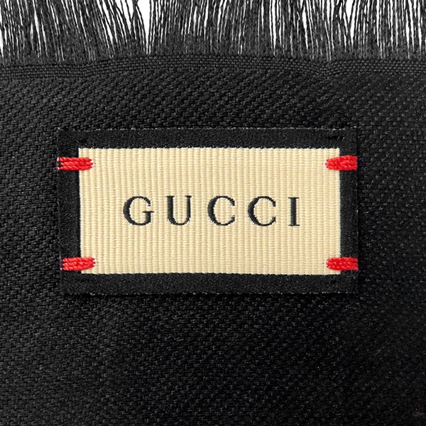 グッチ GUCCI ストール GGジャカード シルクウール ショール シルク