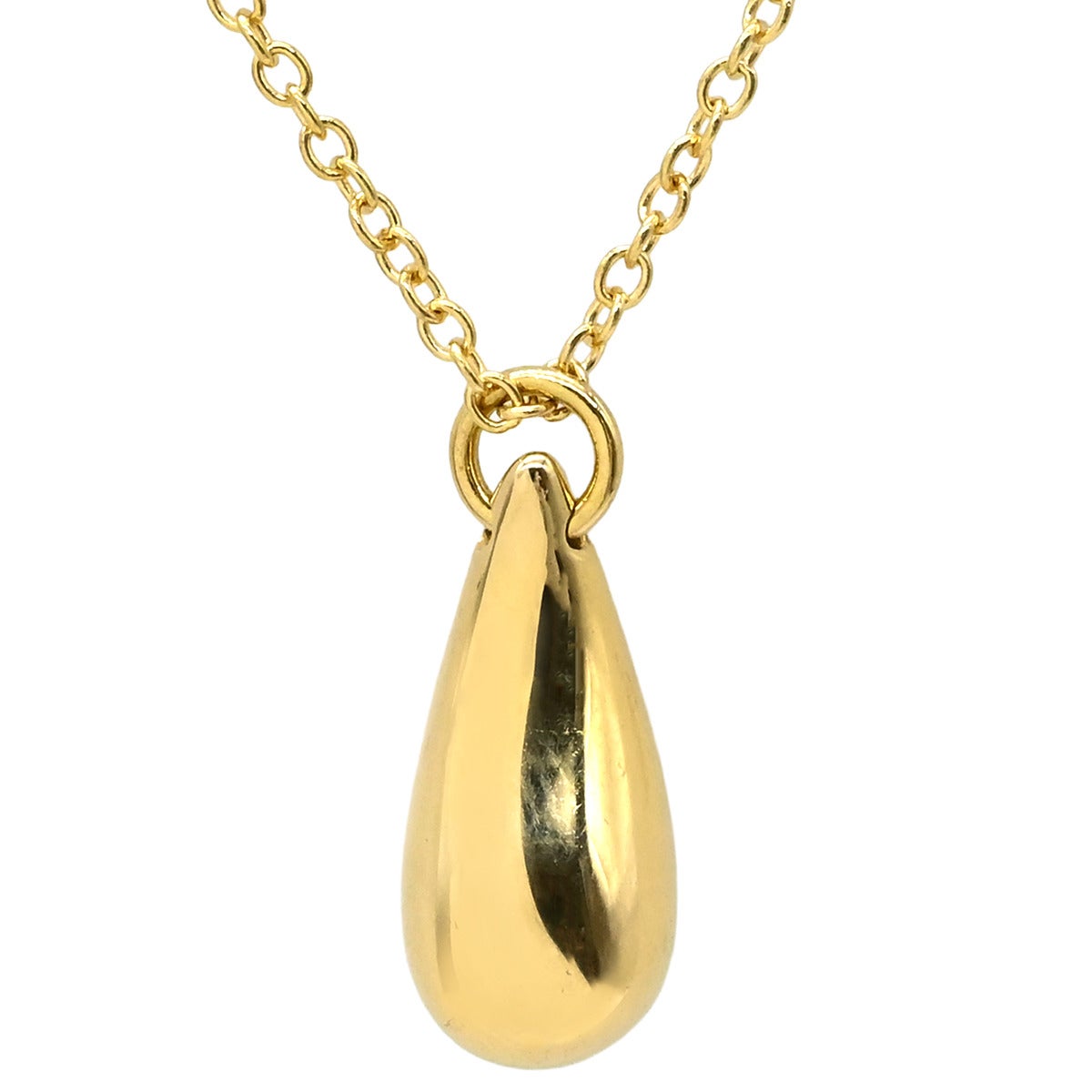 ティファニー Tiffany & Co ネックレス ティアドロップ イエロー