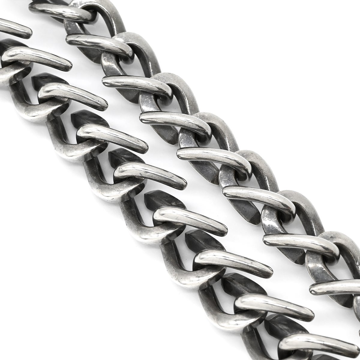 ティファニー Tiffany & Co ネックレス フォージリンク ラージ いぶし