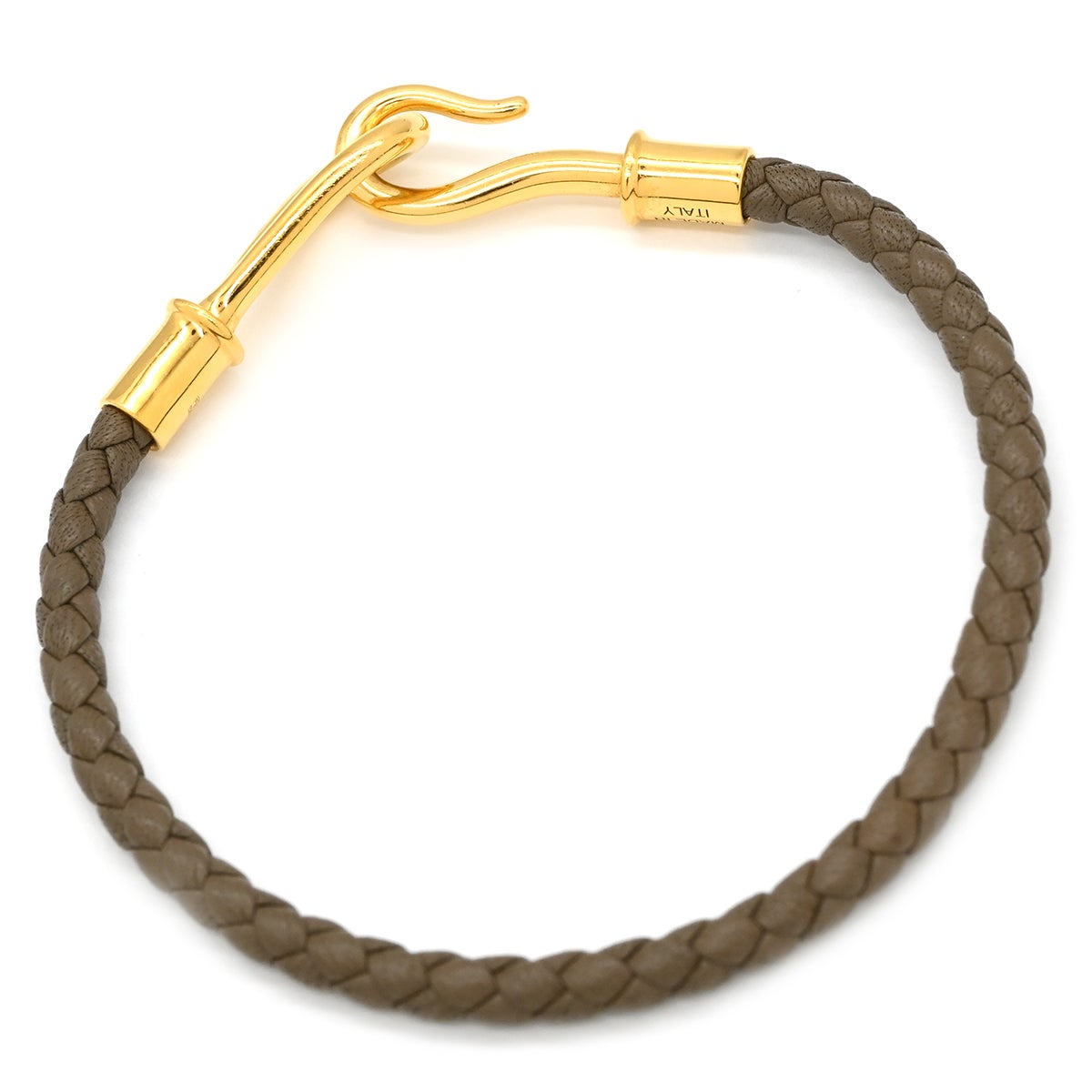 エルメス HERMES ブレスレット ジャンボ レザー GP エトゥープ