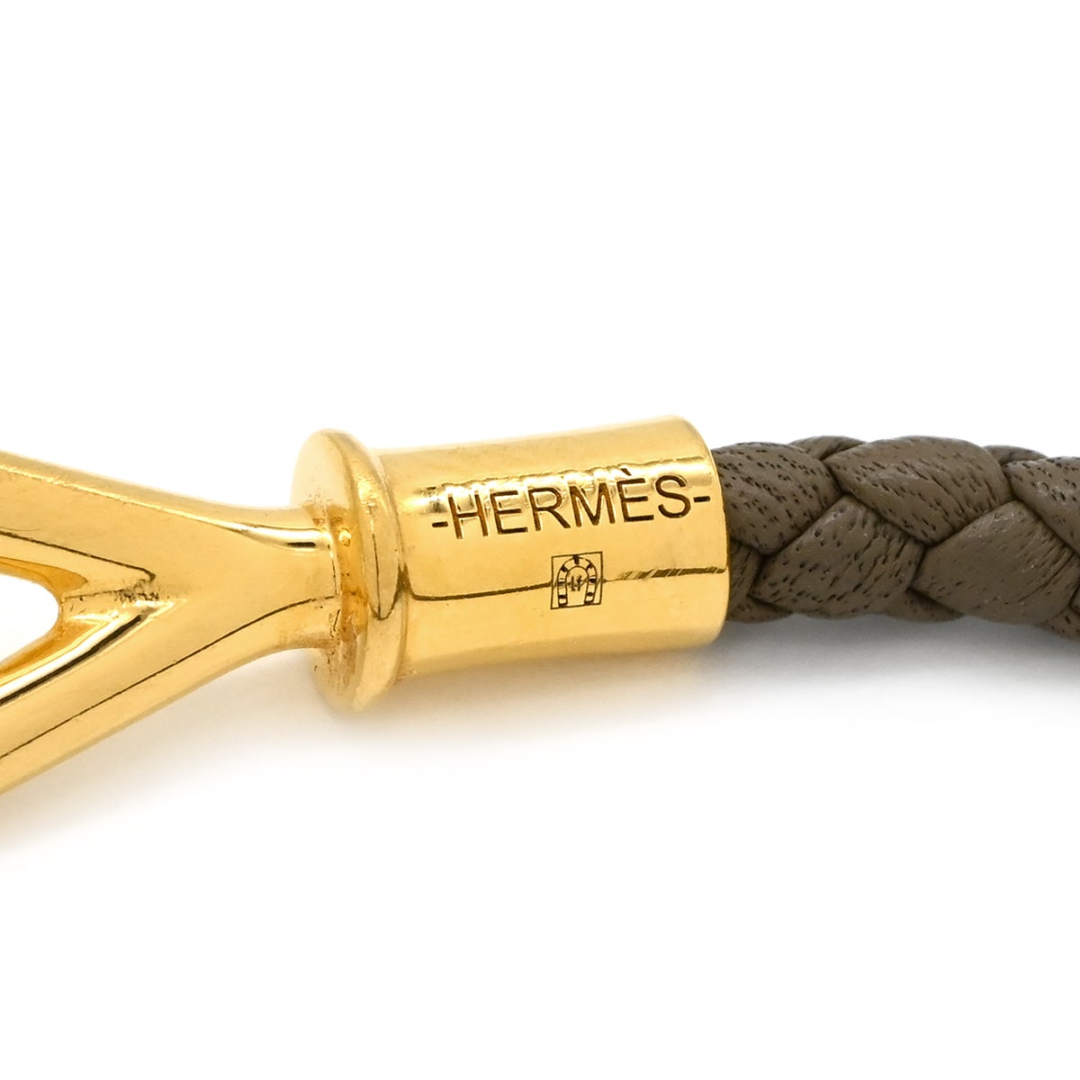 エルメス HERMES ブレスレット ジャンボ レザー GP エトゥープ