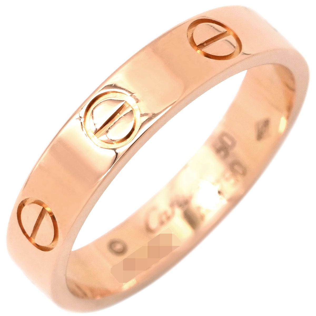 カルティエ Cartier リング 指輪 ミニラブリング ピンクゴールド #50