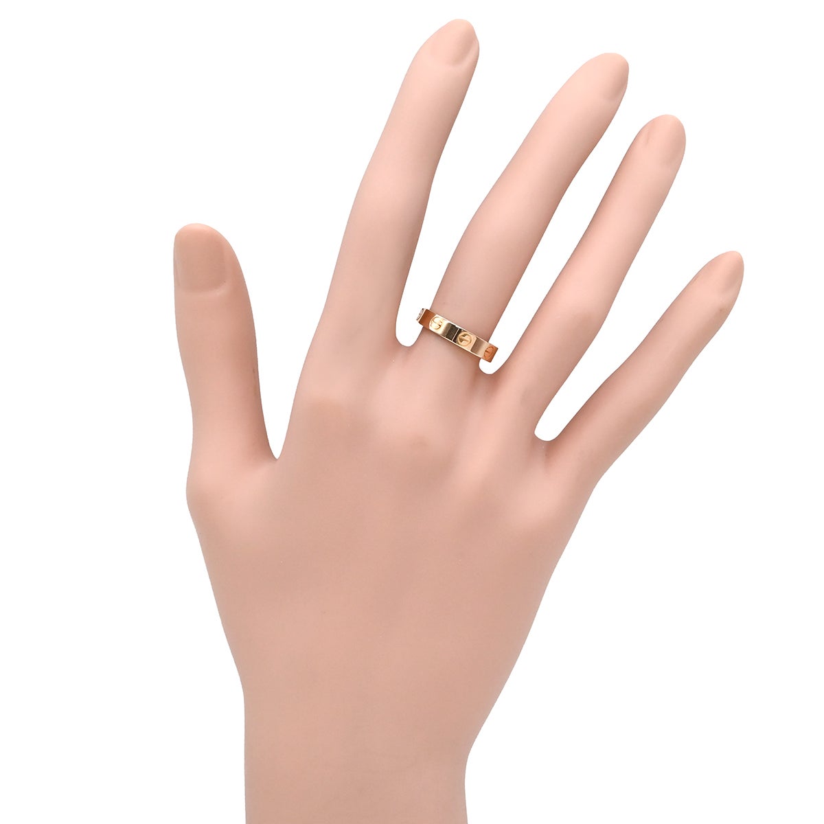 カルティエ Cartier リング 指輪 ミニラブリング ピンクゴールド #50