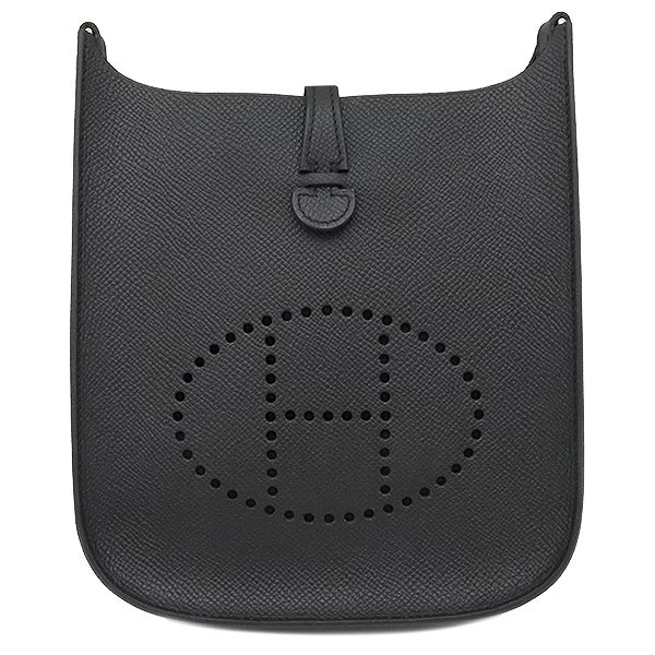 エルメス　エコバッグ　ブラック エルメス HERMES ショルダーバッグ エヴリン TPM 16 セリエ ショート